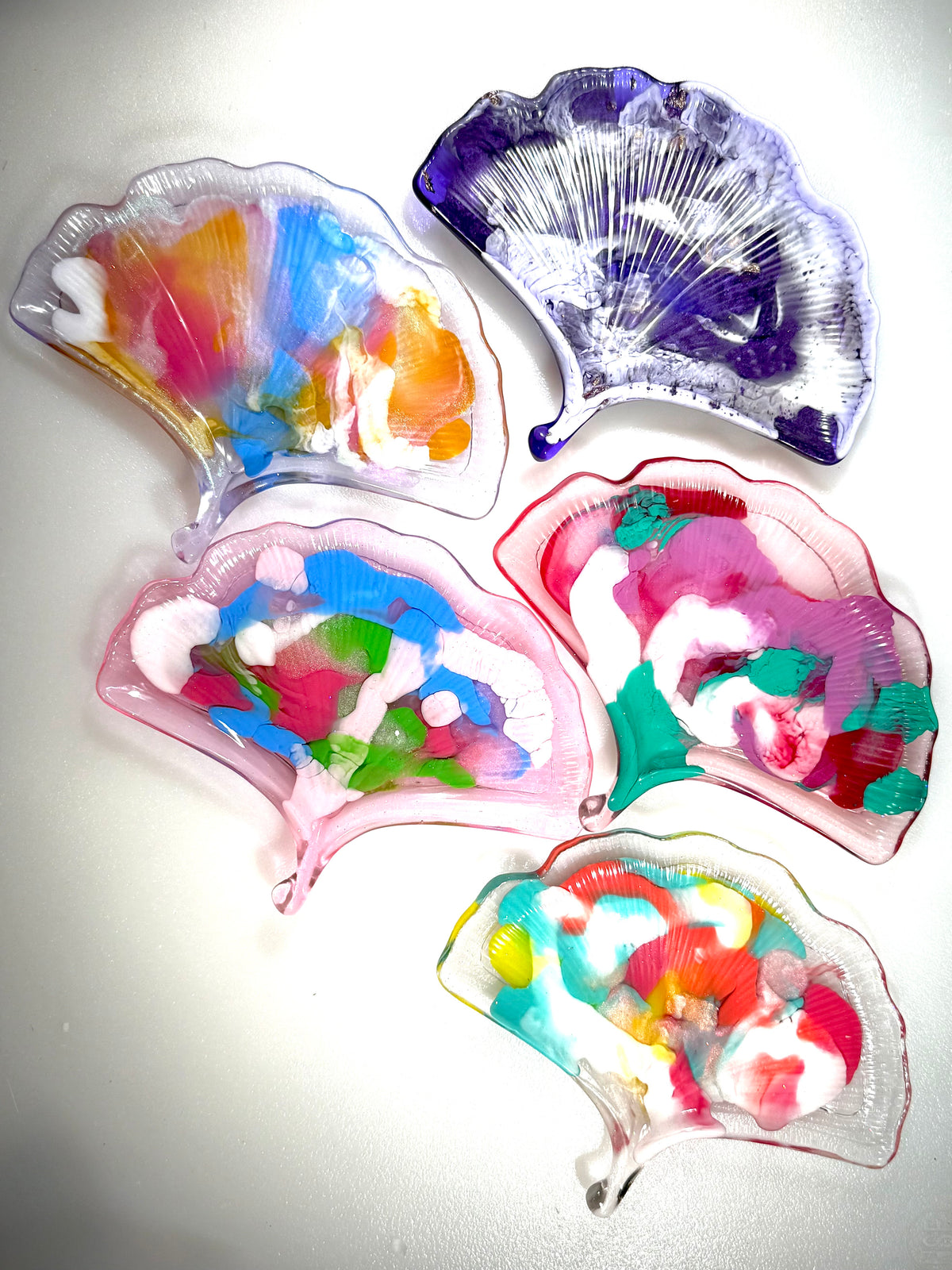 Ginko Leaf Pen Tray - Resin