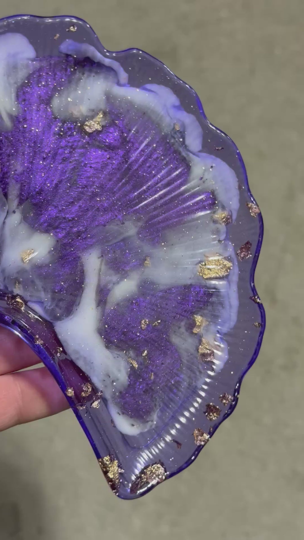 Ginko Leaf Pen Tray - Resin